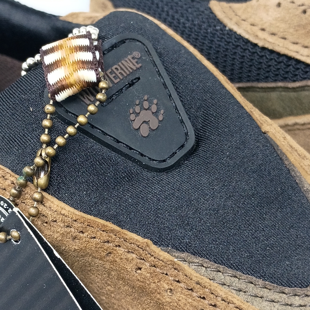 Wolverine Men's Brown Suede Steel Toe Shoes - Picture 15 of 16